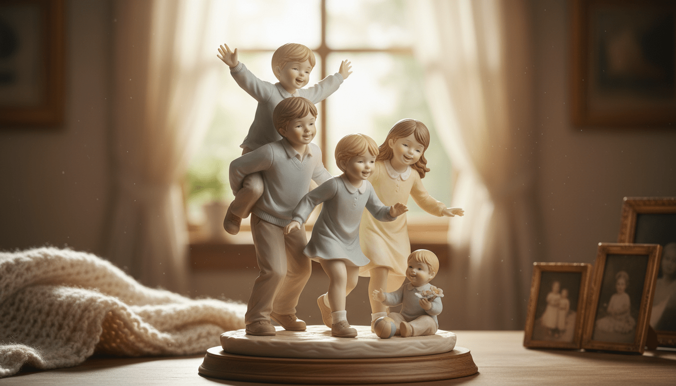 offrez un cadeau unique pour la fête des grands-mères : une figurine personnalisée représentant ses petits-enfants, un souvenir précieux et émouvant.