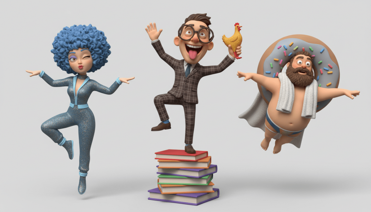 découvrez nos idées originales de poses drôles pour figurines 3d humoristiques, parfaites pour offrir un cadeau décalé et amusant qui fera sensation.