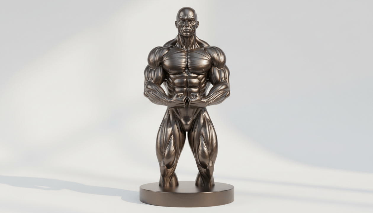 découvrez comment sculpter vos muscles en 3d avec une figurine bodybuilder pour visualiser et suivre votre progression fitness de manière innovante et motivante.