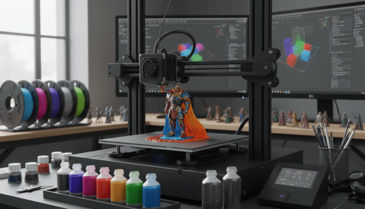 découvrez comment fonctionne l'impression 3d couleur pour créer des figurines détaillées et personnalisées. explorez les techniques et technologies derrière la fabrication de vos modèles en couleurs.