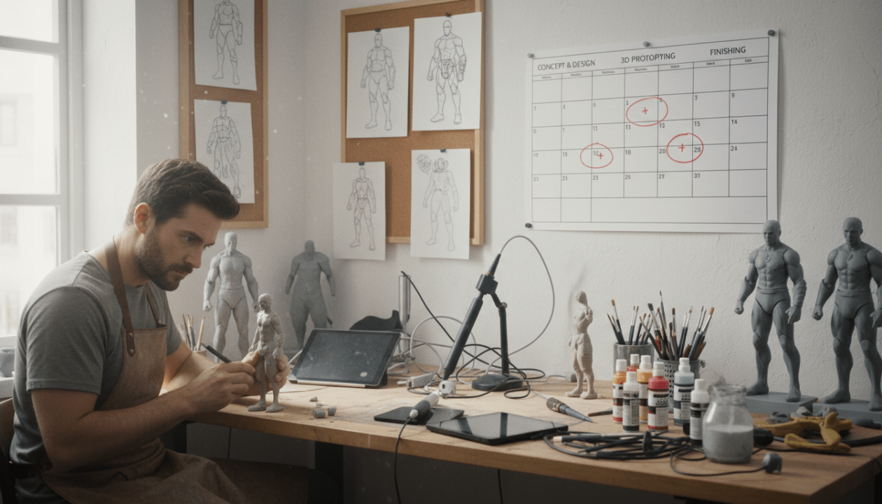 découvrez pourquoi il est essentiel de planifier à l'avance la fabrication d'une figurine sur mesure et comprenez les délais nécessaires pour obtenir un produit unique et de qualité.