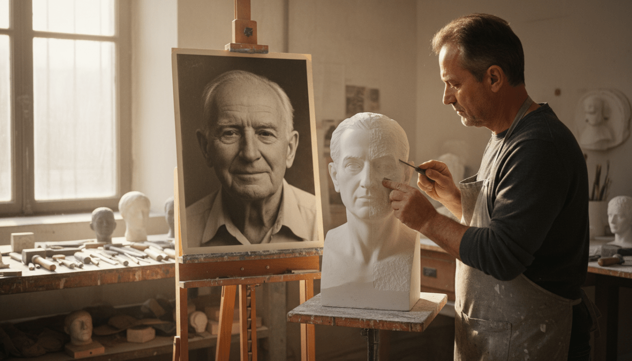 découvrez comment transformer une photo de défunt en une sculpture commémorative unique et respectueuse pour honorer la mémoire de vos proches.