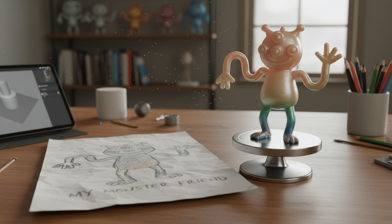 découvrez comment transformer un dessin d'enfant en une figurine 3d unique et tangible. explorez les méthodes et technologies pour donner vie aux créations de vos petits artistes.