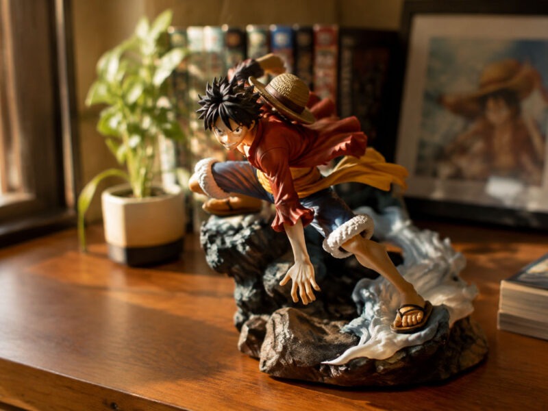 Figurine manga résine personnalisée transformant une personne en véritable héros de manga